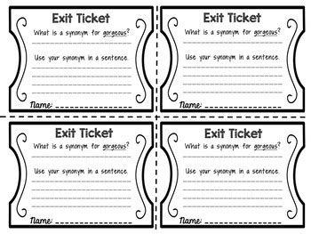 Ticket Synonyms & Antonyms .